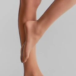 Bas Nylon Couture 20 Deniers Maison Close Les Coquetteries -Vêtements Soldes bas maison close les coquetteries nude bleu 3