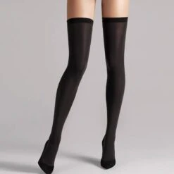 Bas Autofixant Opaque 80 Deniers Wolford Fatal