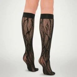 Mi-bas Résille Wolford Snake Lace 5 Mi-bas Résille Wolford Snake Lace -Vêtements Soldes bas wolford snake lace noir 2