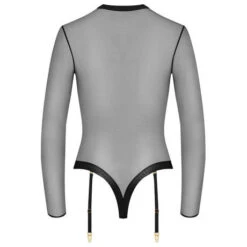 Body String Avec Jarretelles Amovibles Maison Close Corps à Corps -Vêtements Soldes body maison close corps a corps noir 4