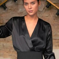 Body Bodhi En Soie Pain De Sucre Homewear -Vêtements Soldes body pain de sucre homewear noir 3