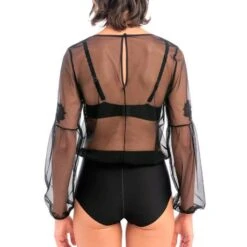 Body Chemisier Wacoal Lumière Douce -Vêtements Soldes body wacoal lumiere douce noir 4