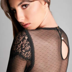 Combinaison Maison Close Inspiration Divine 13 Combinaison Maison Close Inspiration Divine -Vêtements Soldes combinaison lingerie maison close inspiration divine noir 5