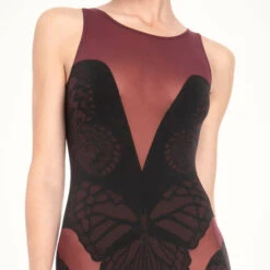 Combinaison Wolford Sporty Butterfly 9 Combinaison Wolford Sporty Butterfly -Vêtements Soldes combinaison lingerie wolford sporty butterfly noir bordeaux 4