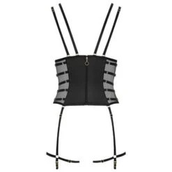 Corset Seins Nus Porte-jarretelles Maison Close Chambre Noire 11 Corset Seins Nus Porte-jarretelles Maison Close Chambre Noire -Vêtements Soldes corset maison close chambre noire noir 3