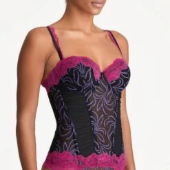 Corset Armatures Marie Jo Adelade -Vêtements Soldes corset marie jo adelade rose noir 5