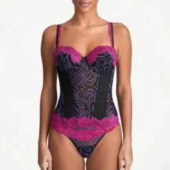 Corset Armatures Marie Jo Adelade -Vêtements Soldes corset marie jo adelade rose noir 6