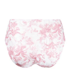 Culotte Haute Antigel Jungle De Jouy -Vêtements Soldes culotte antigel jungle de jouy blanc rose 3