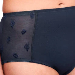 Culotte Haute Chantelle Bold Curve -Vêtements Soldes culotte chantelle bold curve bleu marine 3