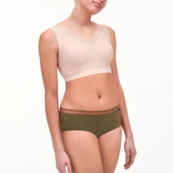 Shorty Menstruel Chantelle Chantelle Life -Vêtements Soldes culotte chantelle chantelle life kaki 3