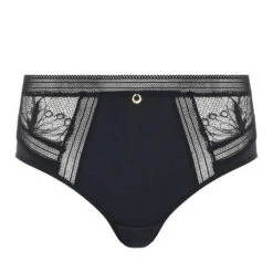 Culotte Haute Chantelle True Lace -Vêtements Soldes culotte chantelle true lace noir 1