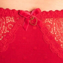 Culotte Haute Dita Von Teese Fiamma -Vêtements Soldes culotte dita von teese fiamma rouge 3