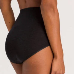 Culotte Haute En Laine Et Soie Hanro Woolen Silk -Vêtements Soldes culotte hanro woolen silk noir 3