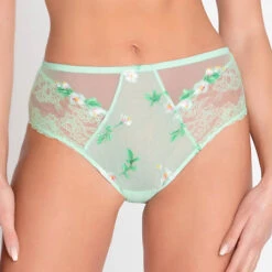 Culotte Haute Lise Charmel Amour Nymphéa -Vêtements Soldes culotte lise charmel amour nymphea vert d eau 2