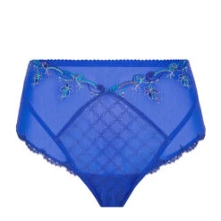 Culotte Haute Lise Charmel De Cristal Et D'Eau -Vêtements Soldes culotte lise charmel de cristal et d eau bleu electrique 1