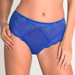 Culotte Haute Lise Charmel De Cristal Et D'Eau -Vêtements Soldes culotte lise charmel de cristal et d eau bleu electrique 2
