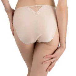 Culotte Haute En Soie Lise Charmel Splendeur Soie -Vêtements Soldes culotte lise charmel splendeur soie beige 2