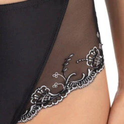 Culotte Haute En Soie Lise Charmel Splendeur Soie -Vêtements Soldes culotte lise charmel splendeur soie noir 3