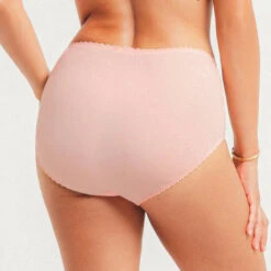 Culotte Haute Louisa Bracq Julia 8 Culotte Haute Louisa Bracq Julia -Vêtements Soldes culotte louisa bracq julia rose poudre 3