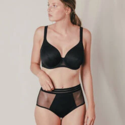 Culotte Haute Maison Lejaby Nufit -Vêtements Soldes culotte maison lejaby nufit noir 5