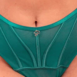 Culotte Haute Scantilly Senses -Vêtements Soldes culotte scantilly senses vert emeraude 3