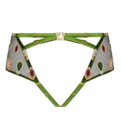 Culotte Haute String Studio Pia Sofia 8 Culotte Haute String Studio Pia Sofia -Vêtements Soldes culotte studio pia sofia vert 3