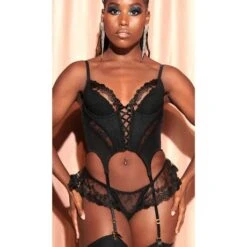 Guêpière Agent Provocateur Moore -Vêtements Soldes guepiere agent provocateur moore noir 2