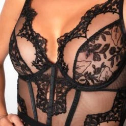 Guêpière Aubade After Midnight -Vêtements Soldes guepiere aubade after midnight noir 3