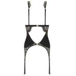 Guêpière En Dentelle Coco De Mer Rivera -Vêtements Soldes guepiere coco de mer rivera noir or 3