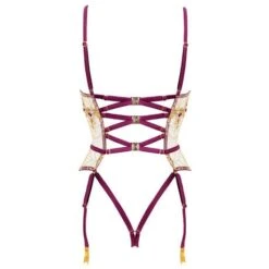 Guêpière Studio Pia Matilda -Vêtements Soldes guepiere studio pia matilda violet jaune 4