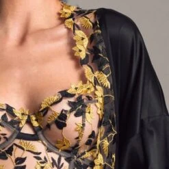 Guêpière Studio Pia Soraya -Vêtements Soldes guepiere studio pia soraya noir or 3