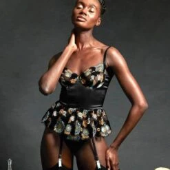 Guêpière Studio Pia Zaida -Vêtements Soldes guepiere studio pia zaida noir 5