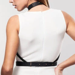 Harnais Bustier Maze Bijoux Indiscrets -Vêtements Soldes harnais lingerie bijoux indiscrets noir 2