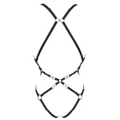 Harnais Modulable Bordelle Kleio -Vêtements Soldes harnais lingerie bordelle kleio noir 4