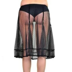 Jupe Dita Von Teese Parisienne -Vêtements Soldes jupe dita von teese parisienne noir rose 2