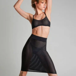 Jupe Maison Close Bande à Part -Vêtements Soldes jupe maison close bande a part noir 5