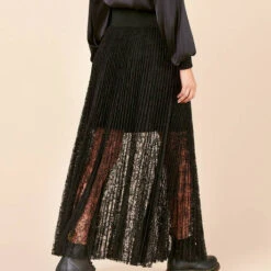 Jupe En Dentelle Pain De Sucre Homewear -Vêtements Soldes jupe pain de sucre homewear noir 3