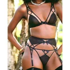 Porte-jarretelles Agent Provocateur Cherise 12 Porte-jarretelles Agent Provocateur Cherise -Vêtements Soldes porte jarretelles agent provocateur cherise noir 5