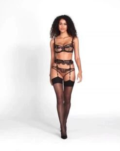 Porte-jarretelles Agent Provocateur Jaylin -Vêtements Soldes porte jarretelles agent provocateur jaylin noir 2