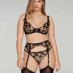 Porte-jarretelles Agent Provocateur Milena 10 Porte-jarretelles Agent Provocateur Milena -Vêtements Soldes porte jarretelles agent provocateur milena noir 4