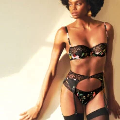 Porte-jarretelles Aubade Sweet Folk 11 Porte-jarretelles Aubade Sweet Folk -Vêtements Soldes porte jarretelles aubade sweet folk noir 5