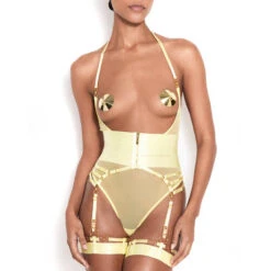 Porte-jarretelles Bordelle Cadi Range 12 Porte-jarretelles Bordelle Cadi Range -Vêtements Soldes porte jarretelles bordelle cadi range citron 5