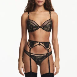 Porte-jarretelles Chantelle X Hypnotic 11 Porte-jarretelles Chantelle X Hypnotic -Vêtements Soldes porte jarretelles chantelle x hypnotic noir 5