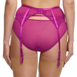 Porte-jarretelles En Dentelle Dita Von Teese Madame X -Vêtements Soldes porte jarretelles dita von teese madame x magenta 3