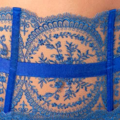 Porte-jarretelles 6 Attaches Dita Von Teese Severine -Vêtements Soldes porte jarretelles dita von teese severine bleu electrique 3