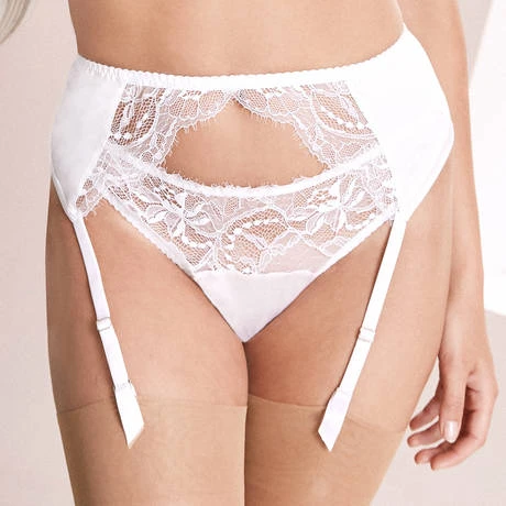 Porte-jarretelles En Soie Fleur Of England Signature 1 Porte-jarretelles En Soie Fleur Of England Signature