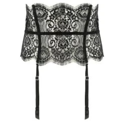 Porte-jarretelles En Dentelle I.D. Sarrieri Fleur De Lis -Vêtements Soldes porte jarretelles i d sarrieri fleur de lis noir 1