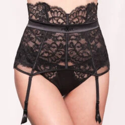 Serre-taille Porte-jarretelles En Dentelle Prelude Marlene
