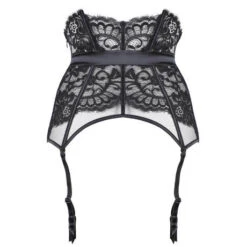 Serre-taille Porte-jarretelles En Dentelle Prelude Marlene 8 Serre-taille Porte-jarretelles En Dentelle Prelude Marlene -Vêtements Soldes porte jarretelles prelude marlene noir 3