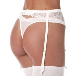 Porte-jarretelles En Dentelle Ritratti Milano Bianca -Vêtements Soldes porte jarretelles ritratti milano bianca blanc 2